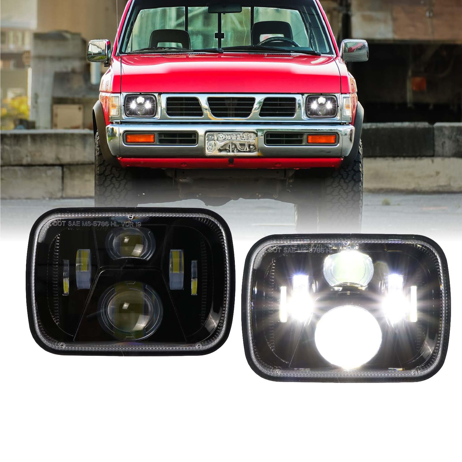 Amazon.com: USR 86-97 Pickup Hardbody 7x6 H6054 LED Sealed